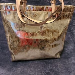 Michael Kors Jet Set Pale Gold Tote